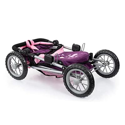 Poppenwagen Reig Trendy Royal Paars 45 cm - thumbnail