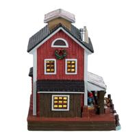 Lemax moore&apos;s fish packing co. verlicht kersthuisje Plymouth Corners 2022 - thumbnail