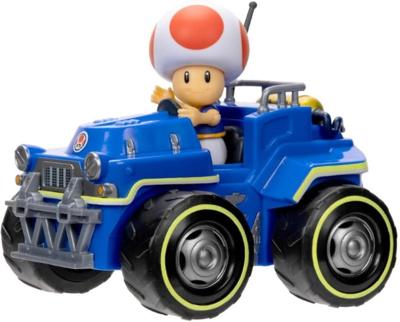 Super Mario Bros Movie - Toad Figure with Kart Super Mario Bros Movie - Toad Figure with Kart