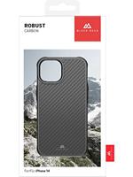 Black Rock robust carbon cover voor apple iphone 14 zwart - thumbnail