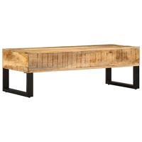 Salontafel 110x50x38 cm massief mangohout - thumbnail