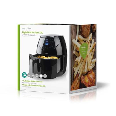 Nedis KAAF250EBK Hetelucht Friteuse 6.5L 1800W Zwart