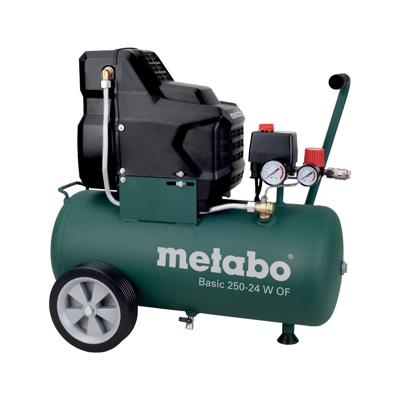 Metabo basic 250-24 w of compressor | 220 l/min | olievrij - 601532000 Metabo basic 250-24 w of compressor | 220 l/min | olievrij - 601532000