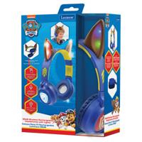 Lexibook, Paw Patrol, 2-in-1 draadloze en bedrade koptelefoon met Chase-oren, hoge geluidskwaliteit beperkt tot 85 dB, lichtgevende effecten, opvouwbaar, verstelbaar, oplaadbaar, HPBT015PA - thumbnail