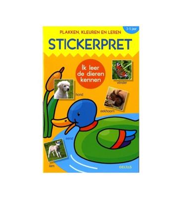 Deltas Stickerpret - ik leer de dieren kennen Deltas Stickerpret - ik leer de dieren kennen