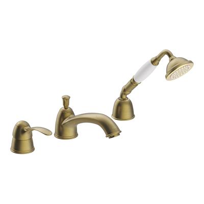 Badrandkraan Tres Clasic Mengkraan Incl. Handdouche Verouderd Messing Tres Badrandkraan Tres Clasic Mengkraan Incl. Handdouche Verouderd Messing Tres