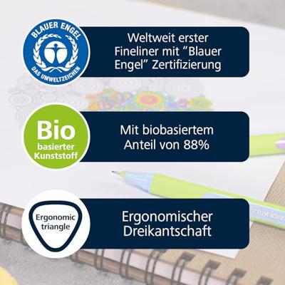 16 Fineliners Schneider Line-Up 0,4 mm assorti