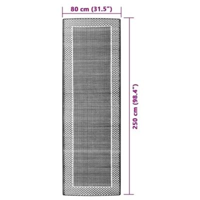 Buitenkleed ARAKIL 80x250 cm polypropeen groen Buitenkleed ARAKIL 80x250 cm polypropeen groen