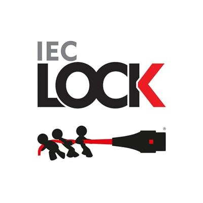 ACT AK5262 Netsnoer Schuko CEE 7/7 male (haaks) - C13 IEC Lock (rechts haaks) | Zwart | 2 meter