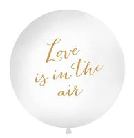 Mega Ballon &apos;Love Is In The Air&apos; Wit - 1m - thumbnail