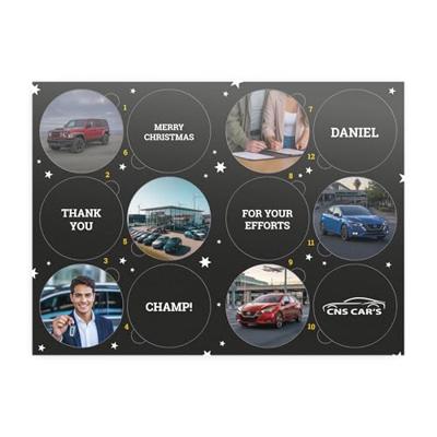 Gepersonaliseerde adventskalender bier