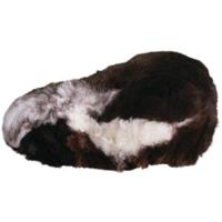 Bonte schapenvacht fietszadelhoes - thumbnail