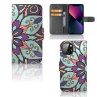 iPhone 13 Mini Hoesje Purple Flower - thumbnail