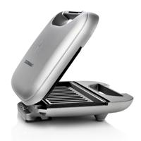 Princess 127003 Sandwichmaker Zwart/Zilver - thumbnail