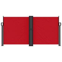 VidaXL Windscherm uittrekbaar 120x600 cm rood - thumbnail