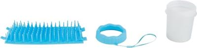 Trixie pootreiniger voor de hond silicone / pp blauw