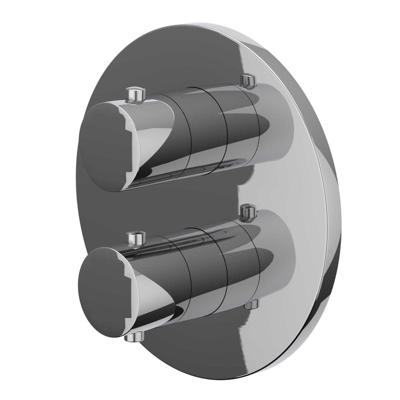 Afbouwdeel IVY Bond Inbouwthermostaat 1 Stopkraan Met Rond Rozet Chroom