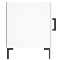 Nachtkastjes 2 st 40x40x50 cm bewerkt hout wit - thumbnail