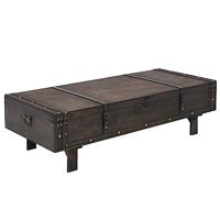 VidaXL Salontafel vintage stijl 120x55x35 cm multiplex - thumbnail