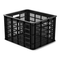 Basil fietskrat L groot chocolate brown - thumbnail