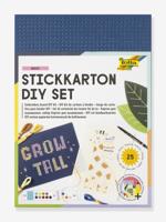 Borduurkarton DIY set, 25 stuks FOLIA meerkleurig - thumbnail