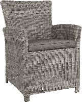 Tropez Smoke tuinstoel set van 2 - thumbnail