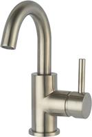 Saqu Shine wastafelkraan draaibaar geborsteld staal - thumbnail