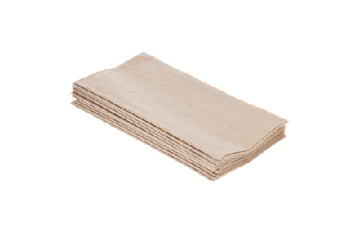 Servet 2 laags 1/8 vouw 40x40cm papier kraft BIO Servet 2 laags 1/8 vouw 40x40cm papier kraft BIO