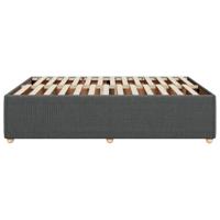 Bedframe zonder matras stof donkergrijs 140x200 cm - thumbnail
