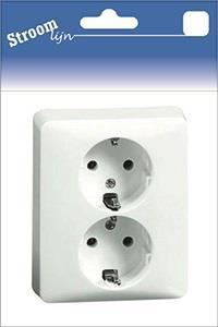 PEHA LW inbouw stopcontact RA dubbel - 6602217