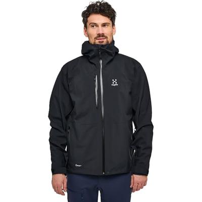 Haglofs Front Proof Hardshell Jas Heren True Black XL Haglofs Front Proof Hardshell Jas Heren True Black XL