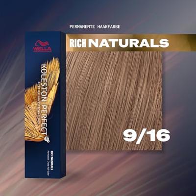 Wella Professionals Koleston Perfect Me+ Permanent Creme Colour 9/16 Very Light Blonde Ash Violet 60ml