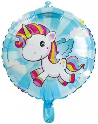 Unicorn folieballon - 45 cm