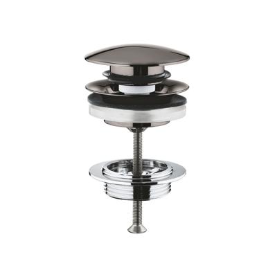 Waste GROHE Others met Push Open Plug Hard Graphite Geborsteld Waste GROHE Others met Push Open Plug Hard Graphite Geborsteld