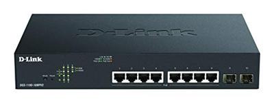 D-Link DGS-1100-10MPV2/E Netwerk switch RJ45/SFP 8 + 2 poorten 20 GBit/s PoE-functie
