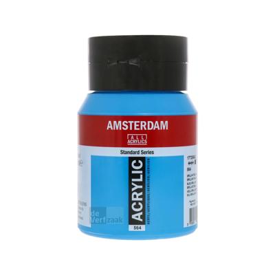 Royal Talens Amsterdam Acrylverf 500 ml - Briljantblauw 564