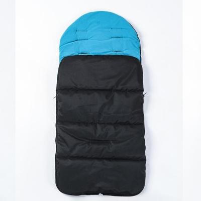 Winter en herfst baby wandelwagen slaapzak waterdichte kinderwagen voet cover (blauw)