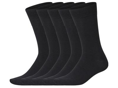 esmara 5 Paar sokken (Zwart, 39-42)