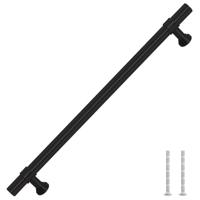 Handvatten 5 st 192 mm roestvrij staal zwart - thumbnail