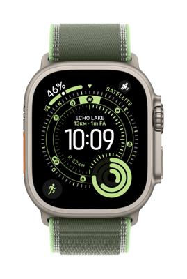 Apple Watch Band - Trail Loop - 49 mm - Groen/Neon - S/M