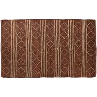 Tapijt Home ESPRIT Bruin Ruiten 160 x 230 x 1 cm - thumbnail