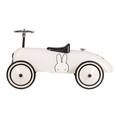 Nijntje retro loopauto wit/zwart