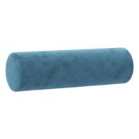 Tweezitsbank met sierkussens 120 cm fluweel blauw - thumbnail