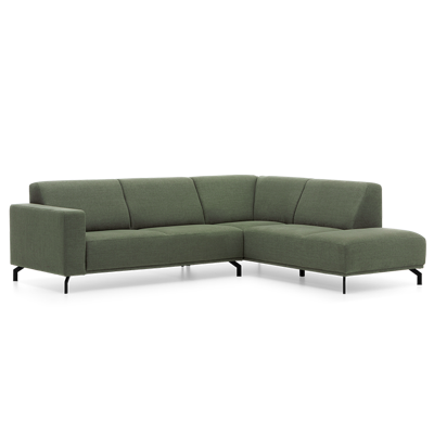 Hoekbank Sevilla Donkergroen Stof