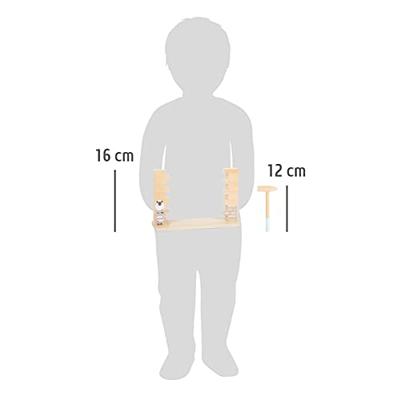 Small Foot houten wiebel muur spel