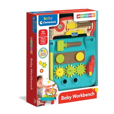 Clementoni baby - montessori werkbank met houten elementen