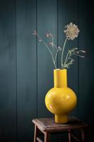 Pip Studio Vaas Metaal Medium Oker 24x40cm - thumbnail