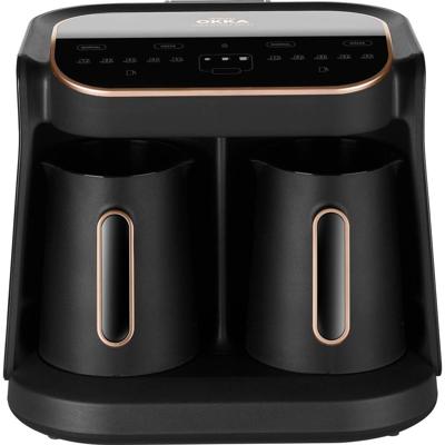 arzum Okka Grandio Duo Mokka-koffieautomaat Zwart, Brons Capaciteit koppen: 10 Display arzum Okka Grandio Duo Mokka-koffieautomaat Zwart, Brons Capaciteit koppen: 10 Display