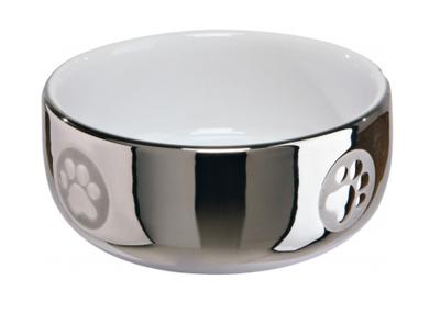 Voerbak voor katten Trixie Wit Zilverkleurig