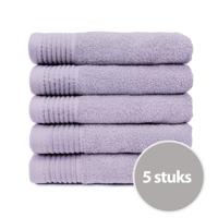 The One Badhanddoek 450 gram 70x140 cm Lavender (5 stuks) - thumbnail